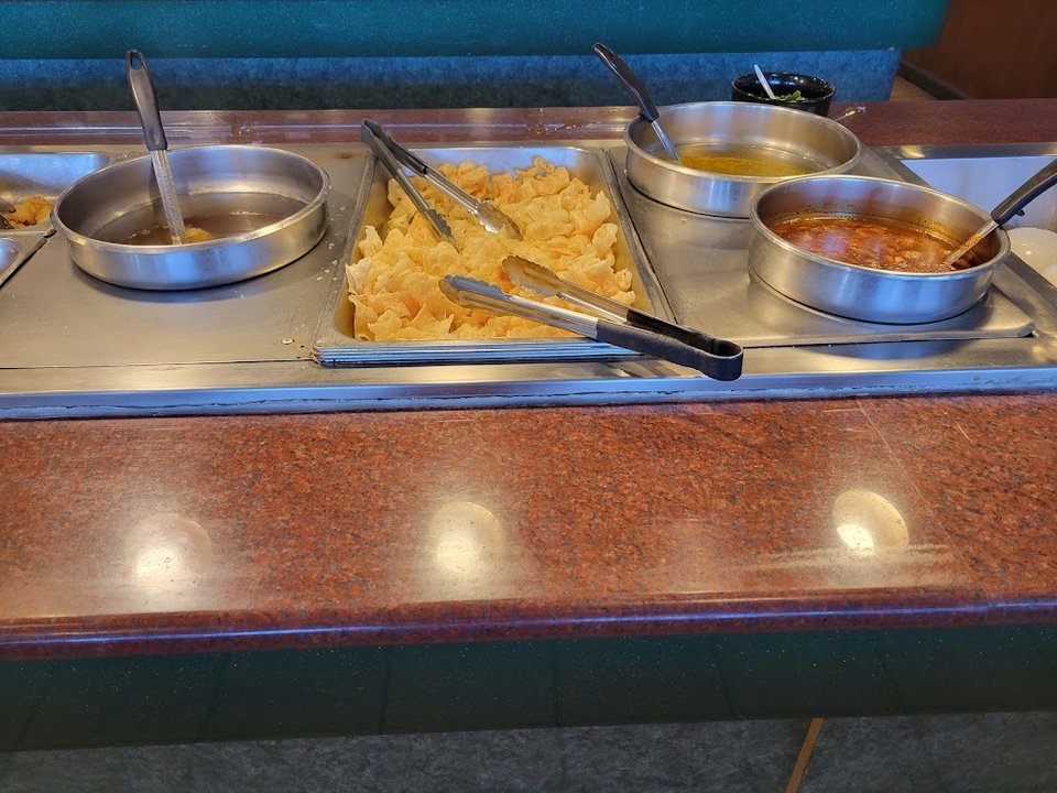 Chinese takeout menu with soup options